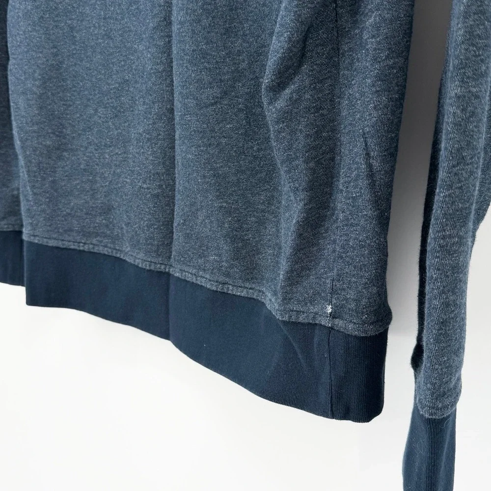 Banana Republic Men's M Blue Shawl Collar Pullover Sweatshirt Sweater Fall